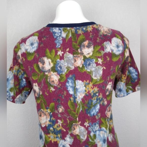 Hail3y: 23 Effey Floral Short Sleeve Sweater Dress Size Small - Picture 7 of 11